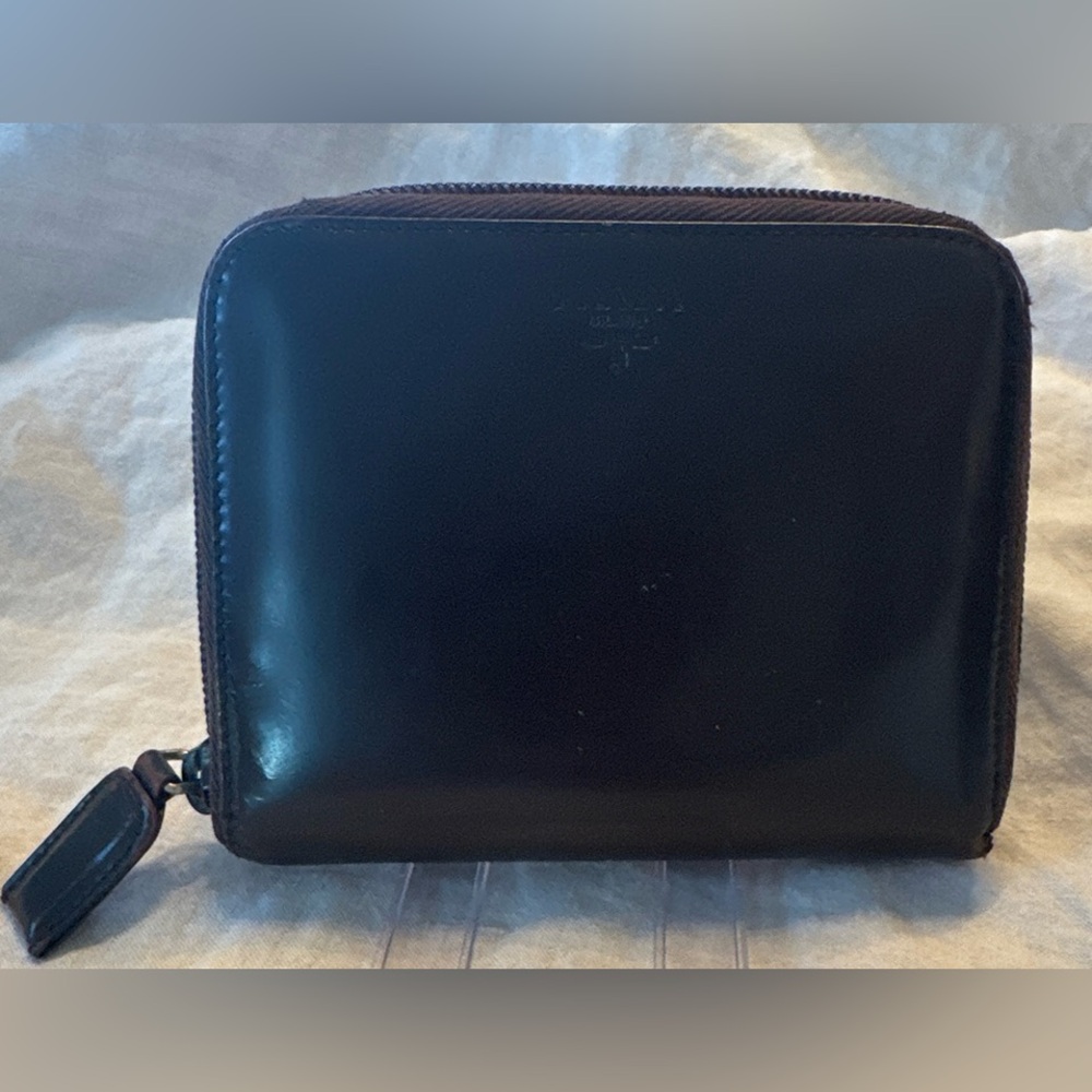 Prada Brown Leather Zip Around Wallet - Picture 4 of 16